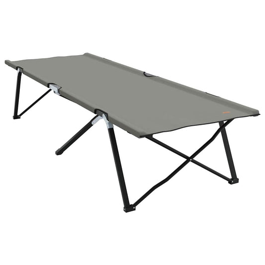 Klapp Schlafbett fürs Camping Falten Grau 206 x 76 x 74 cm