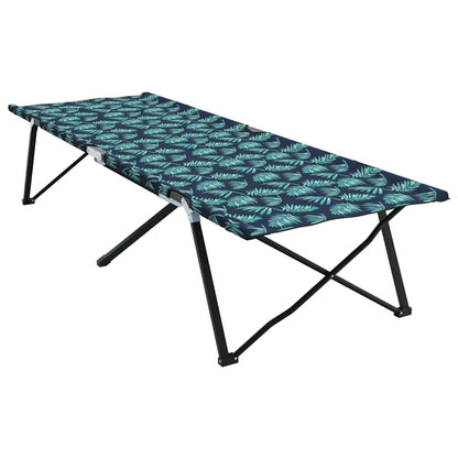 Klapp Schlafbett fürs Camping Falten Manuell 2 pcs Blattmuster