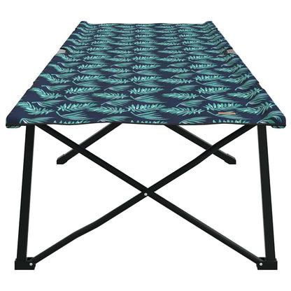 Klapp Schlafbett fürs Camping Falten Manuell 2 pcs Blattmuster