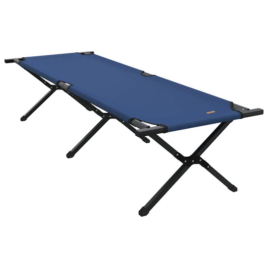 Klapp Schlafbett fürs Camping Blau Oxford Stoff