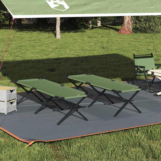Klapp Schlafbett fürs Camping 2 pcs Amy Gelb Oxford Stoff
