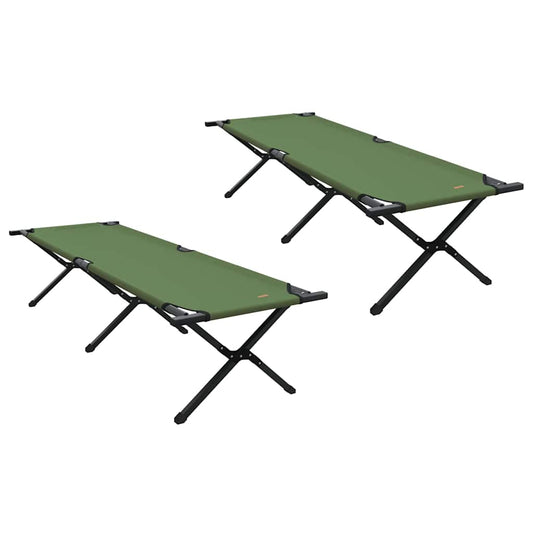Klapp Schlafbett fürs Camping 2 pcs Amy Gelb Oxford Stoff