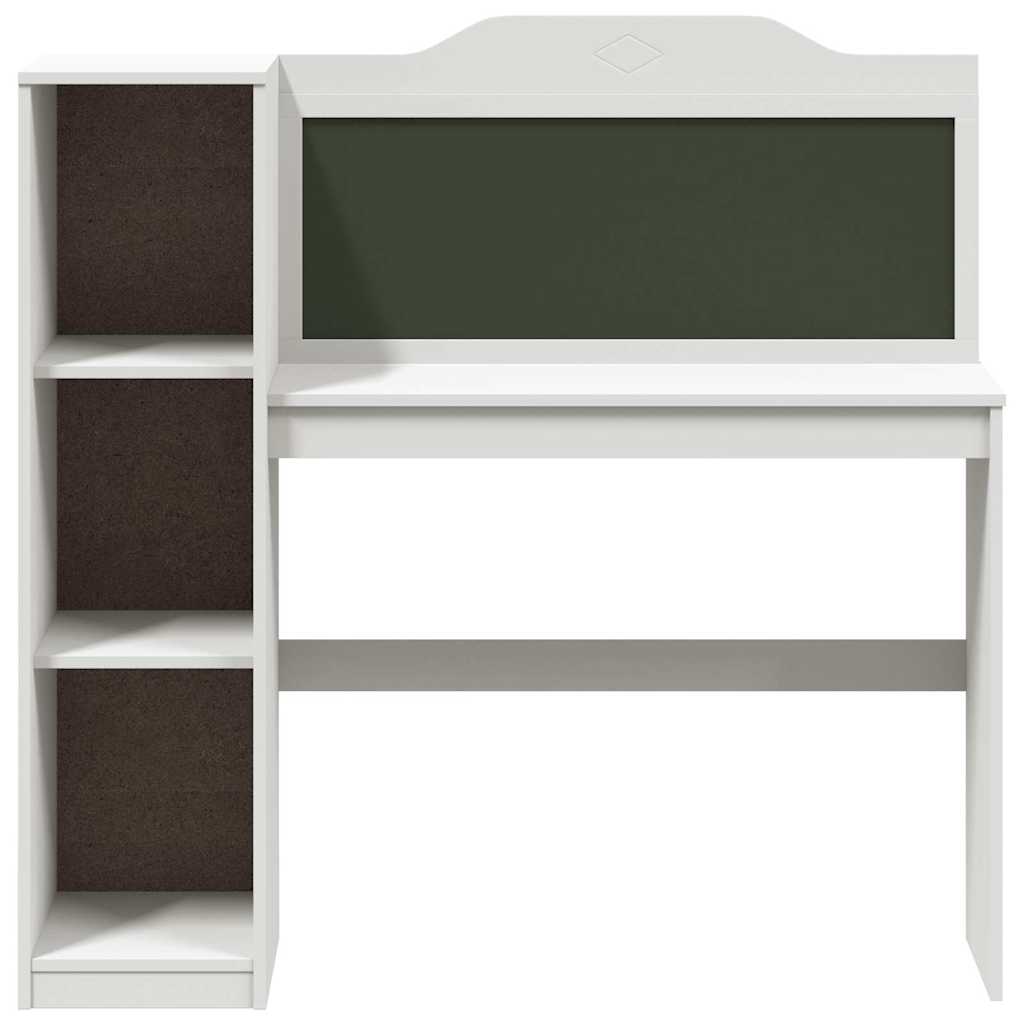Kreidetafel Schreibtisch Weiß 120 x 45 x 118.5 cm Holzwerkstoff