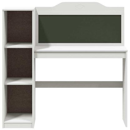 Kreidetafel Schreibtisch Weiß 120 x 45 x 118.5 cm Holzwerkstoff