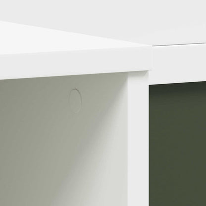 Kreidetafel Schreibtisch Weiß und grau 120 x 45 x 118.5 cm