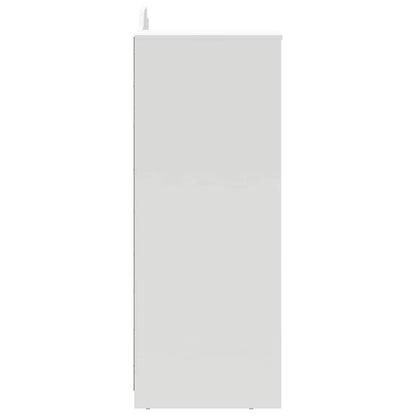 Kreidetafel Schreibtisch Weiß und grau 120 x 45 x 118.5 cm