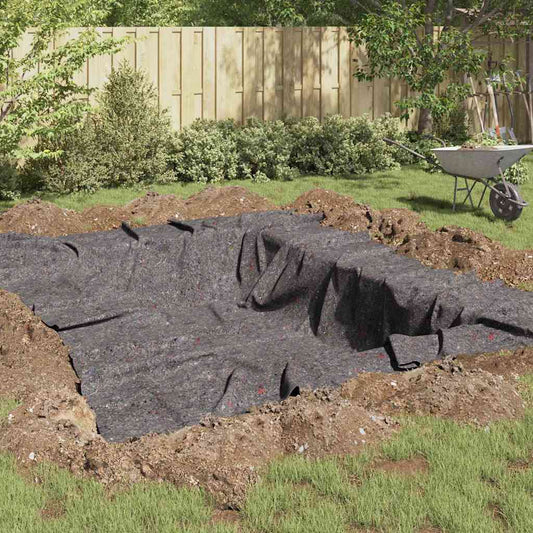 Pool Fleece Grau 1 x 25 m Polyester und Baumwolle