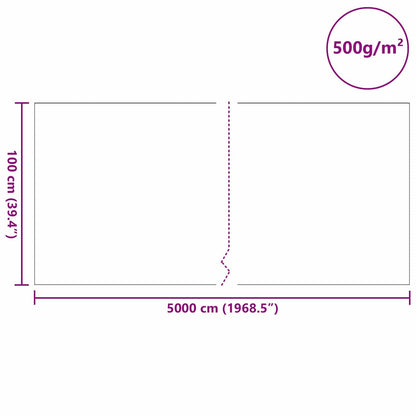 Pool Fleece Grau 1 x 50 m Polyester und Baumwolle