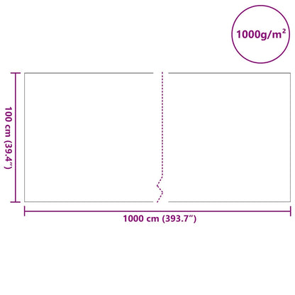 Pool Fleece Grau 1 x 10 m Polyester und Baumwolle