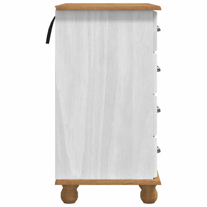 Schreibtisch ASKIM Weiß 95 x 40 x 75 cm Massivholz Kiefer