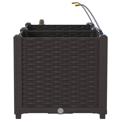 Gartenpflanzer Braun 80 x 40 x 37.5 cm Stahl