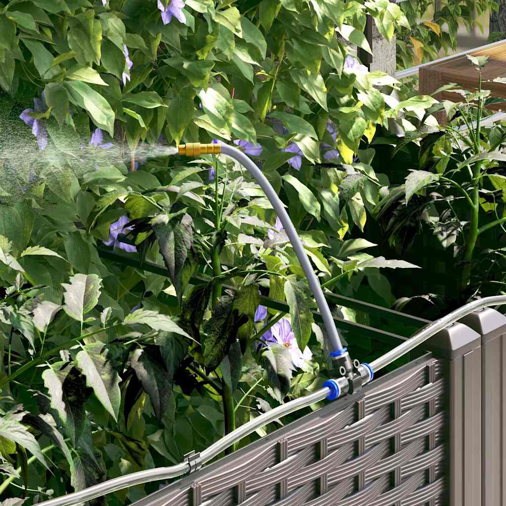 Gartenpflanzer Braun 40 x 40 x 126 cm Stahl