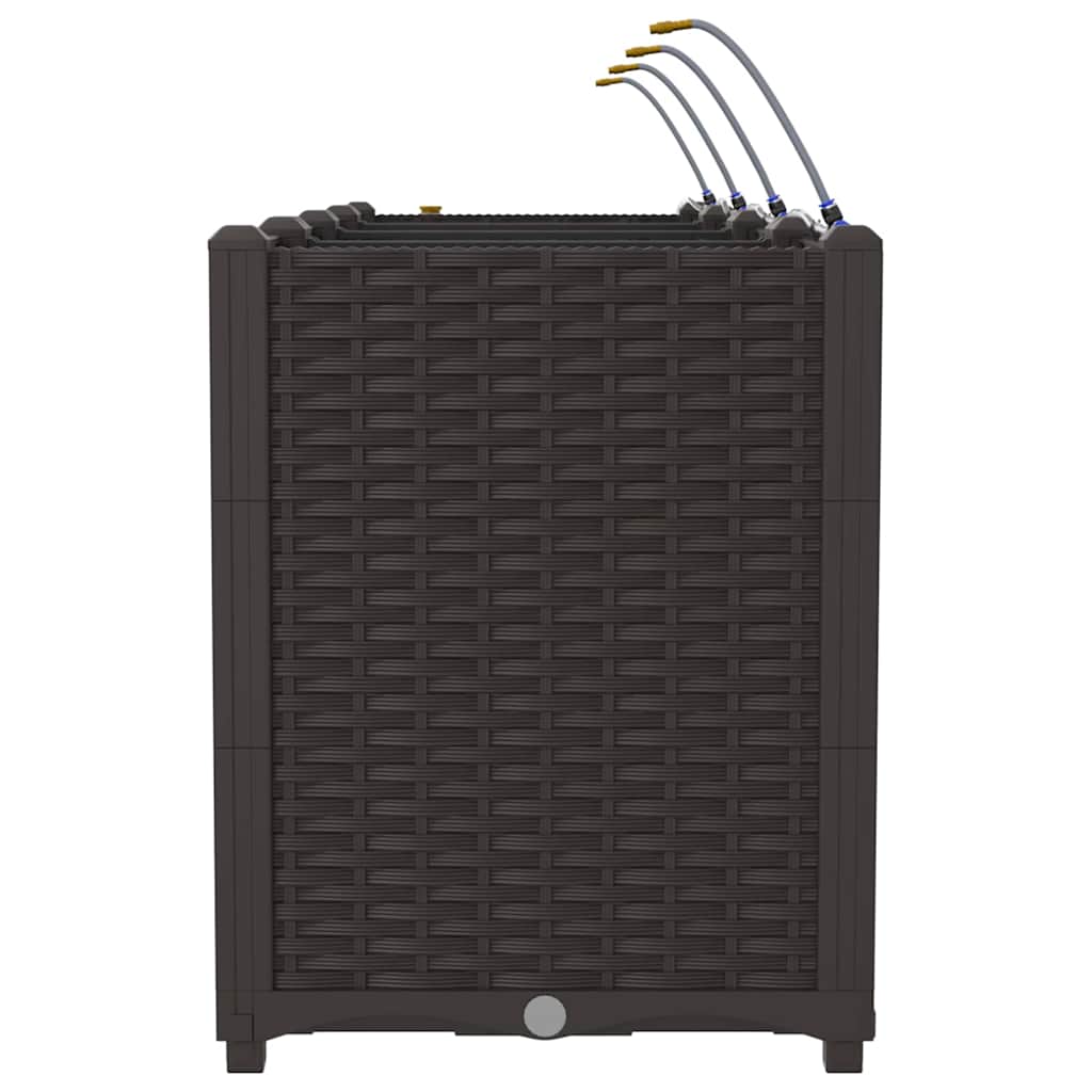 Gartenpflanzer Braun 160 x 40 x 52 cm Stahl