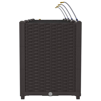 Gartenpflanzer Braun 160 x 40 x 52 cm Stahl