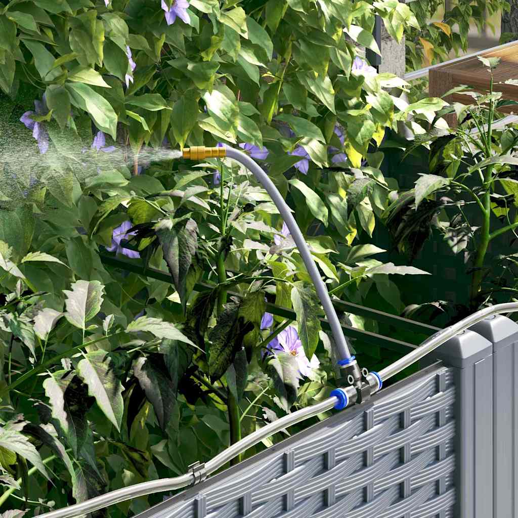 Gartenpflanzer Hellgrau 120 x 120 x 142 cm Stahl