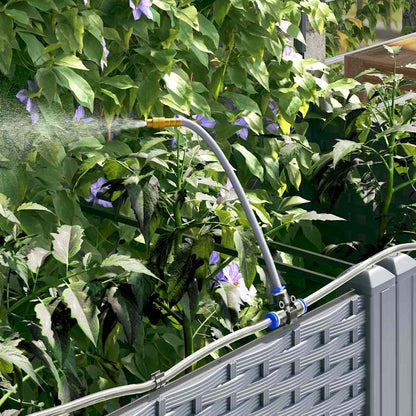 Gartenpflanzer Hellgrau 120 x 120 x 142 cm Stahl