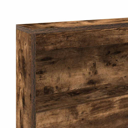 Bücherregal-Bett Räuchereiche 75 x 190 cm Holzwerkstoff