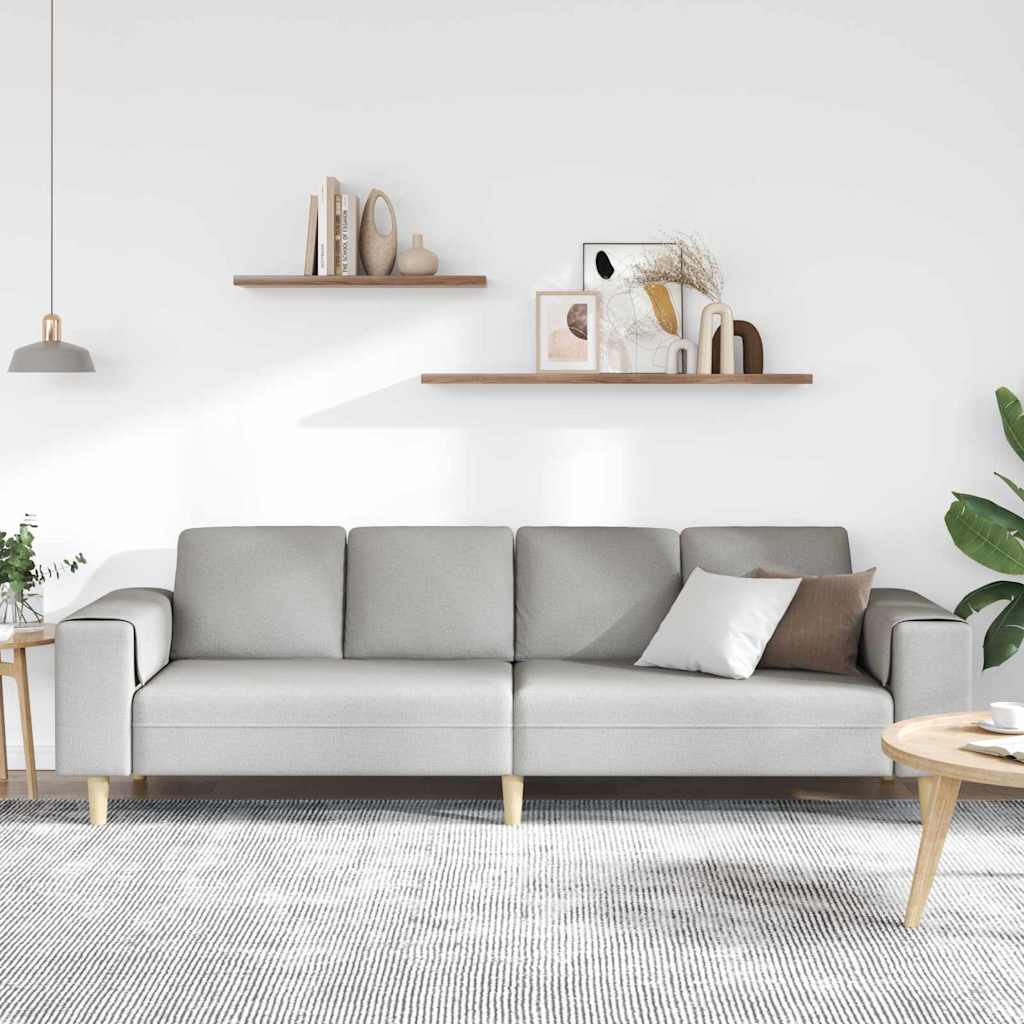 Sofa Set Wolkengrau Stoff