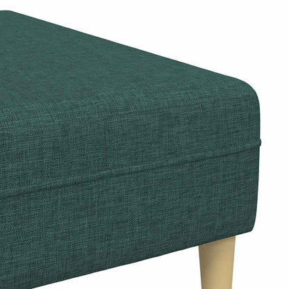 Sofa Set Dunkelgrün Stoff