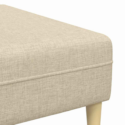 Sofa Set Creme Stoff