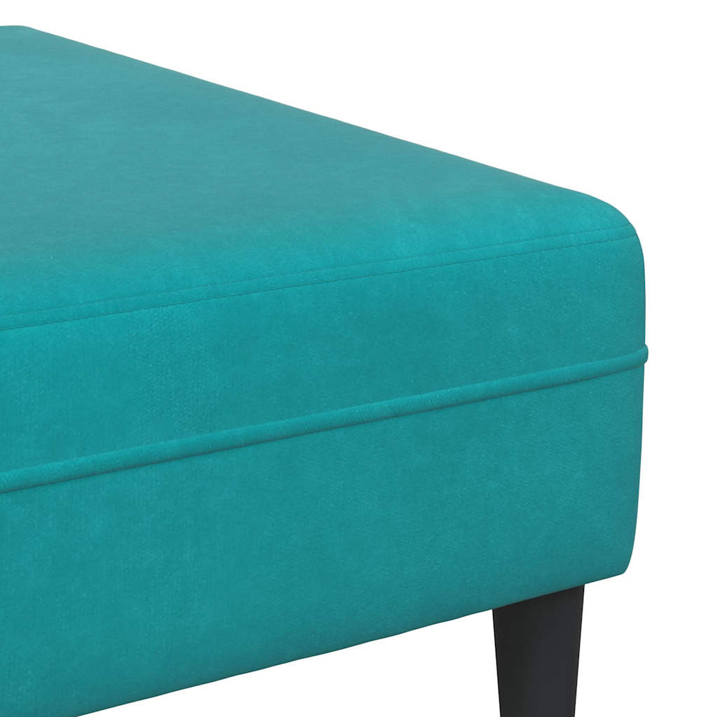 Sofa Set Türkis Samt