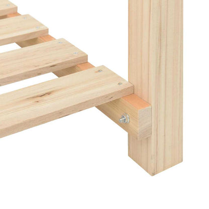 Gartenblumentopf Beige 71 x 37 x 76.5 cm Massives Fichtenholz