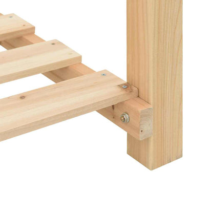 Gartenblumentopf Beige 115 x 59 x 76.5 cm Massives Fichtenholz