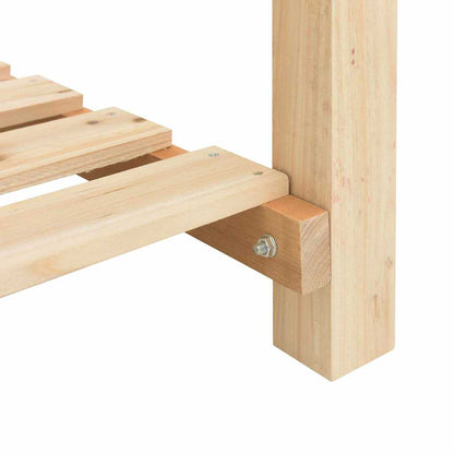 Gartenblumentopf Beige 161 x 43 x 76.5 cm Massives Fichtenholz