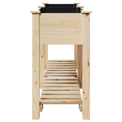 Gartenblumentopf Beige 161 x 43 x 76.5 cm Massives Fichtenholz