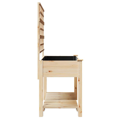 Gartenblumentopf Beige 115 x 60.5 x 153 cm Massives Fichtenholz