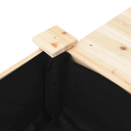 Gartenblumentopf Beige 155 x 59 x 76.5 cm Massives Fichtenholz