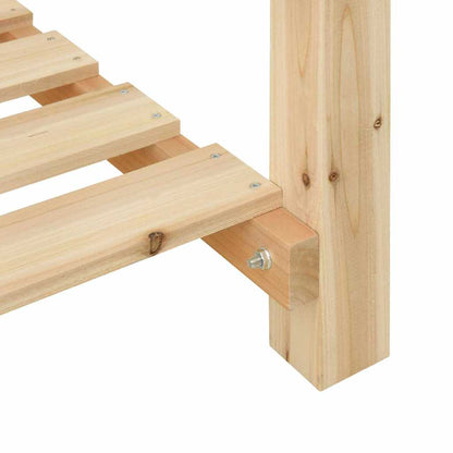 Gartenblumentopf Beige 90 x 90 x 76.5 cm Massives Fichtenholz