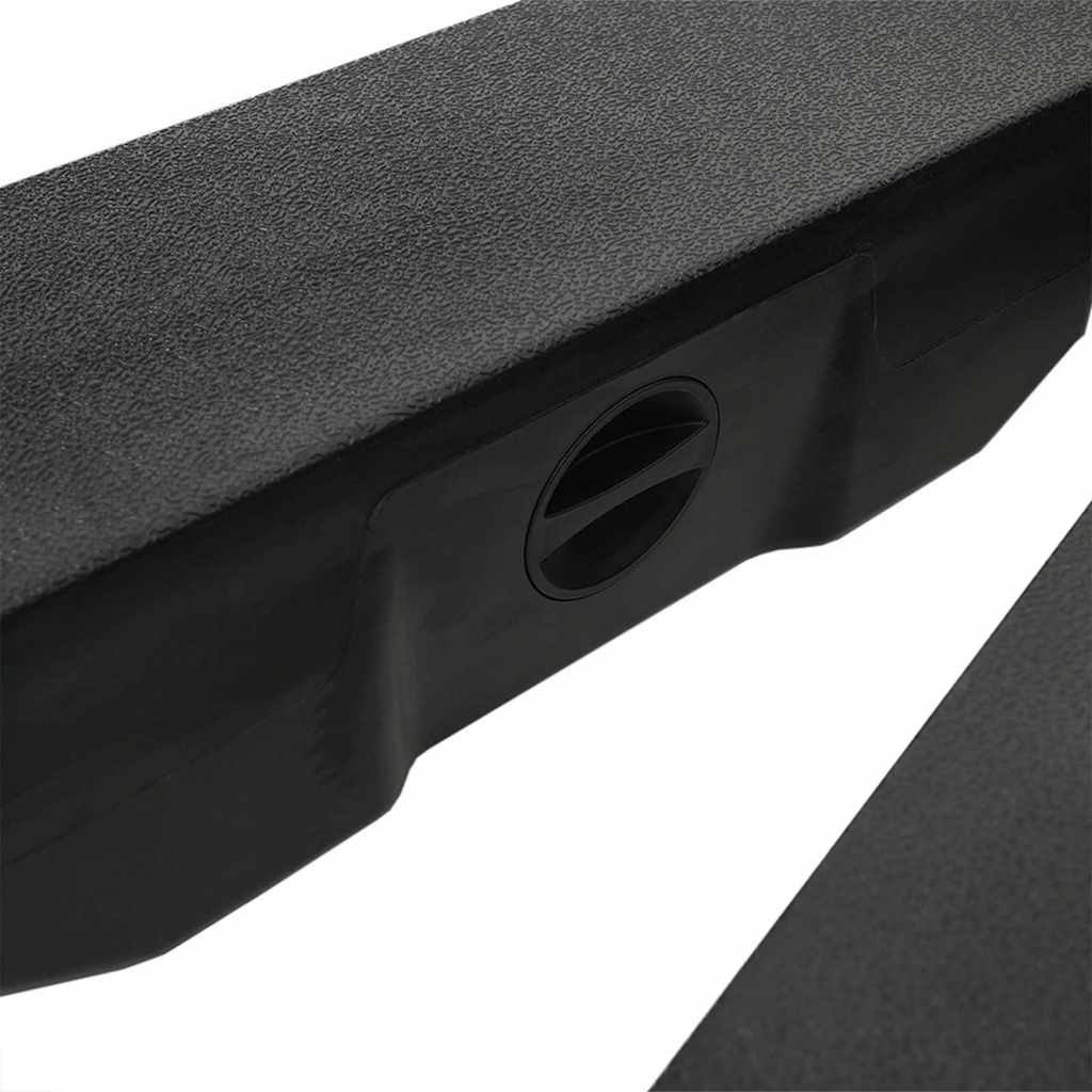 Set mit Ausleger-Sonnenschirmbasis 4 pcs Schwarz