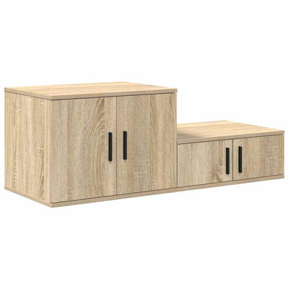 Badschrank Sonoma Eiche 127 x 41 x 40 cm Holzwerkstoff