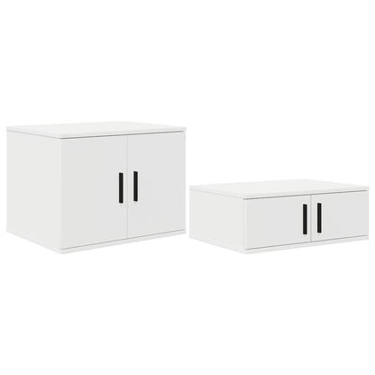 Badschrank Weiß 118 x 41 x 40 cm Holzwerkstoff