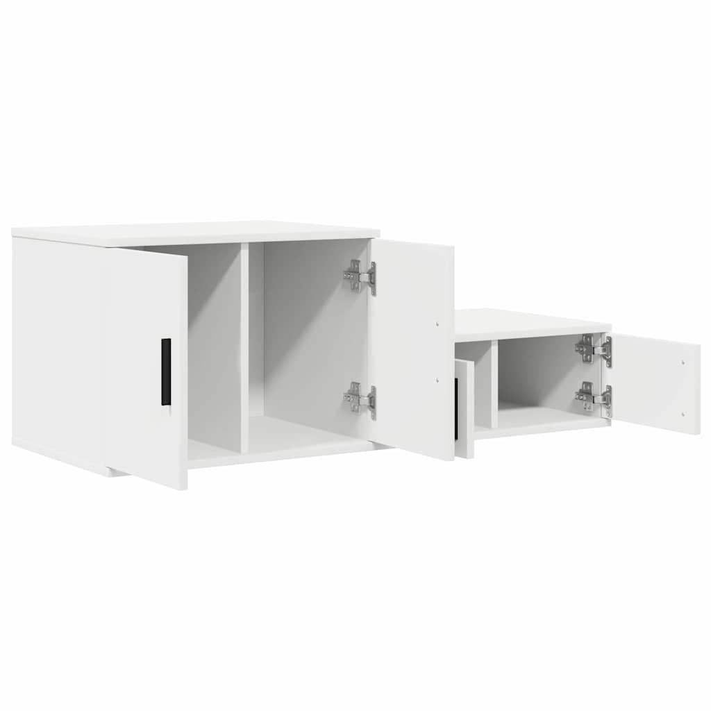 Badschrank Weiß 118 x 41 x 40 cm Holzwerkstoff