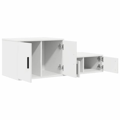 Badschrank Weiß 118 x 41 x 40 cm Holzwerkstoff