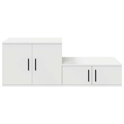 Badschrank Weiß 118 x 41 x 40 cm Holzwerkstoff