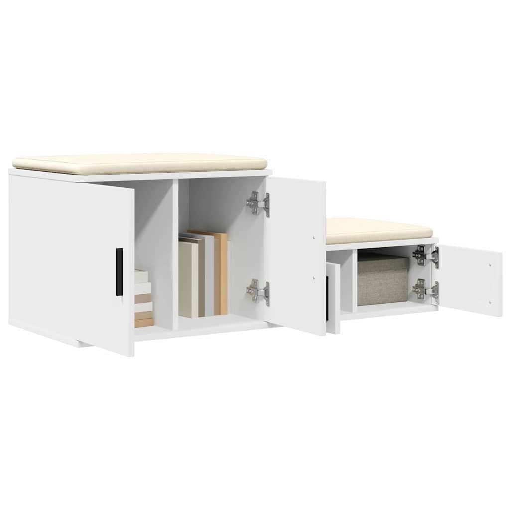Badschrank Weiß 118 x 41 x 40 cm Holzwerkstoff