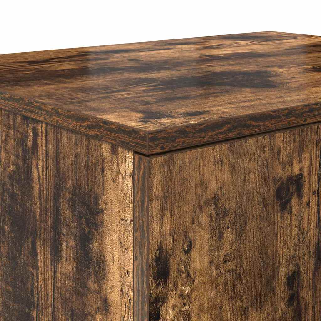 Badschrank Räuchereiche 118 x 41 x 40 cm Holzwerkstoff