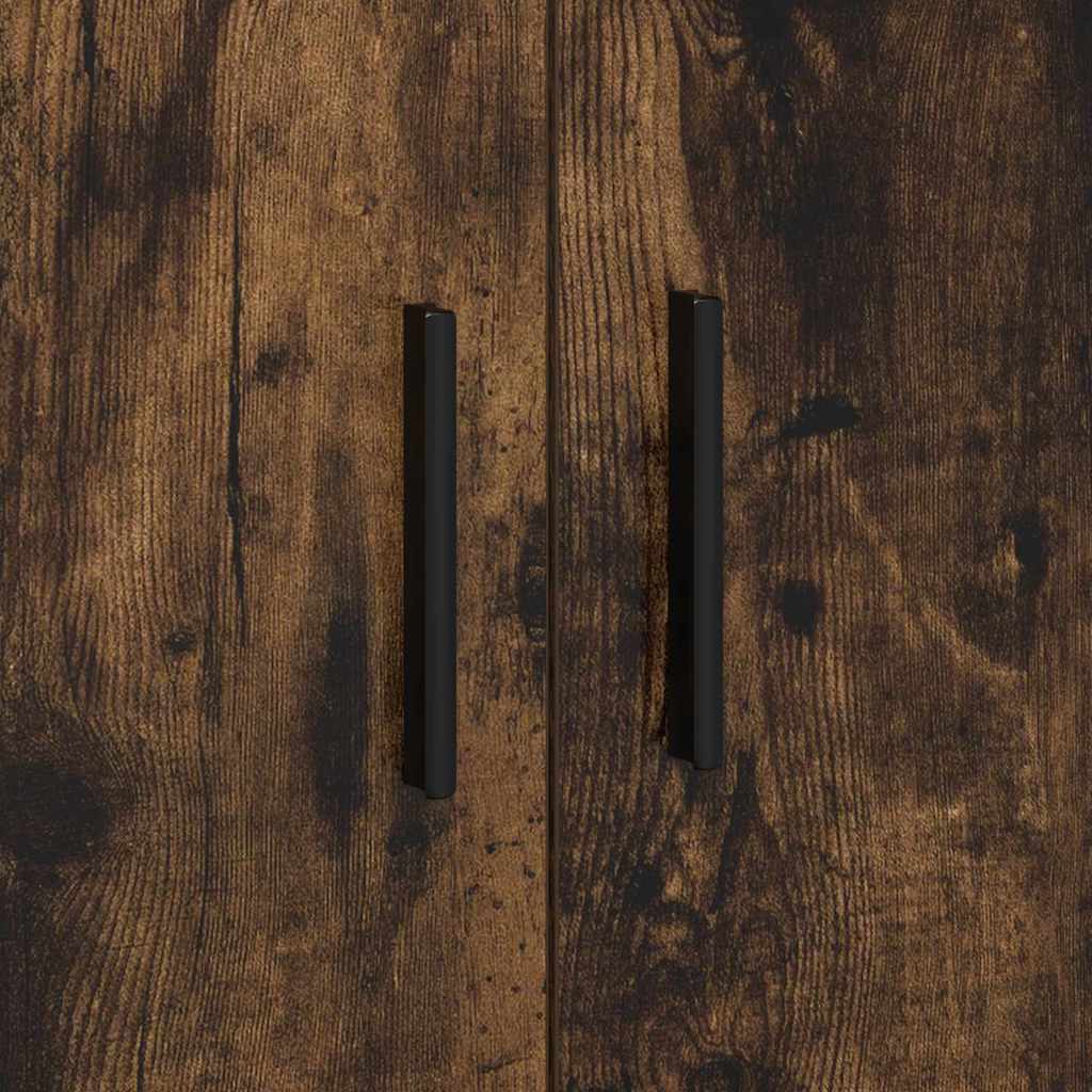 Badschrank Räuchereiche 118 x 41 x 40 cm Holzwerkstoff
