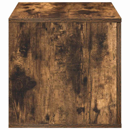 Badschrank Räuchereiche 118 x 41 x 40 cm Holzwerkstoff