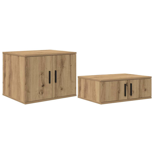 Badschrank Eiche handwerklich 108 x 41 x 40 cm Holzwerkstoff