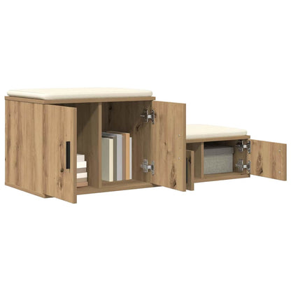Badschrank Artisan-Eiche 108 x 41 x 40 cm Holzwerkstoff