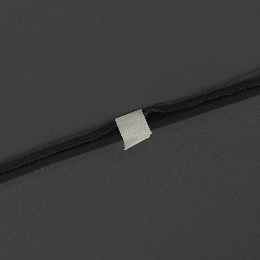 Gartenparasol Anthrazit und Schwarz 295 x 295 x 245 cm