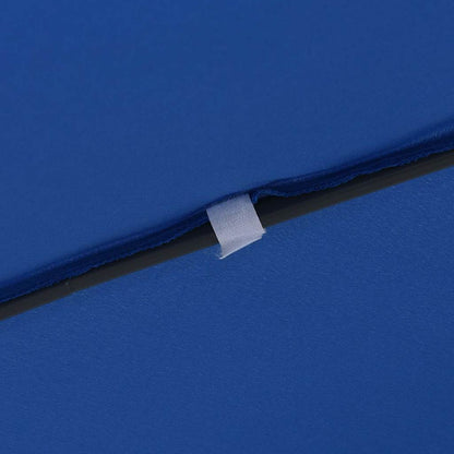 Gartenparasol Blau und Schwarz 295 x 295 x 245 cm