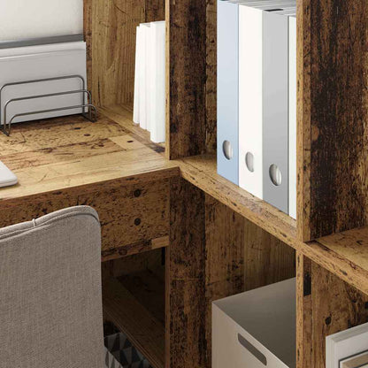 Eck-Schreibtisch Altholz 101,5 x 149,5 x 149,5 cm Holzwerkstoff
