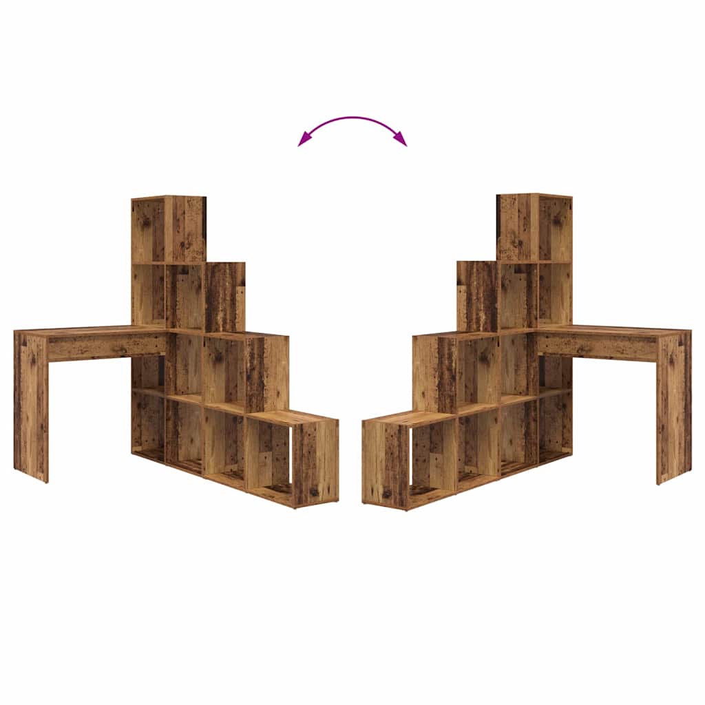 Eck-Schreibtisch Altholz 101,5 x 149,5 x 149,5 cm Holzwerkstoff