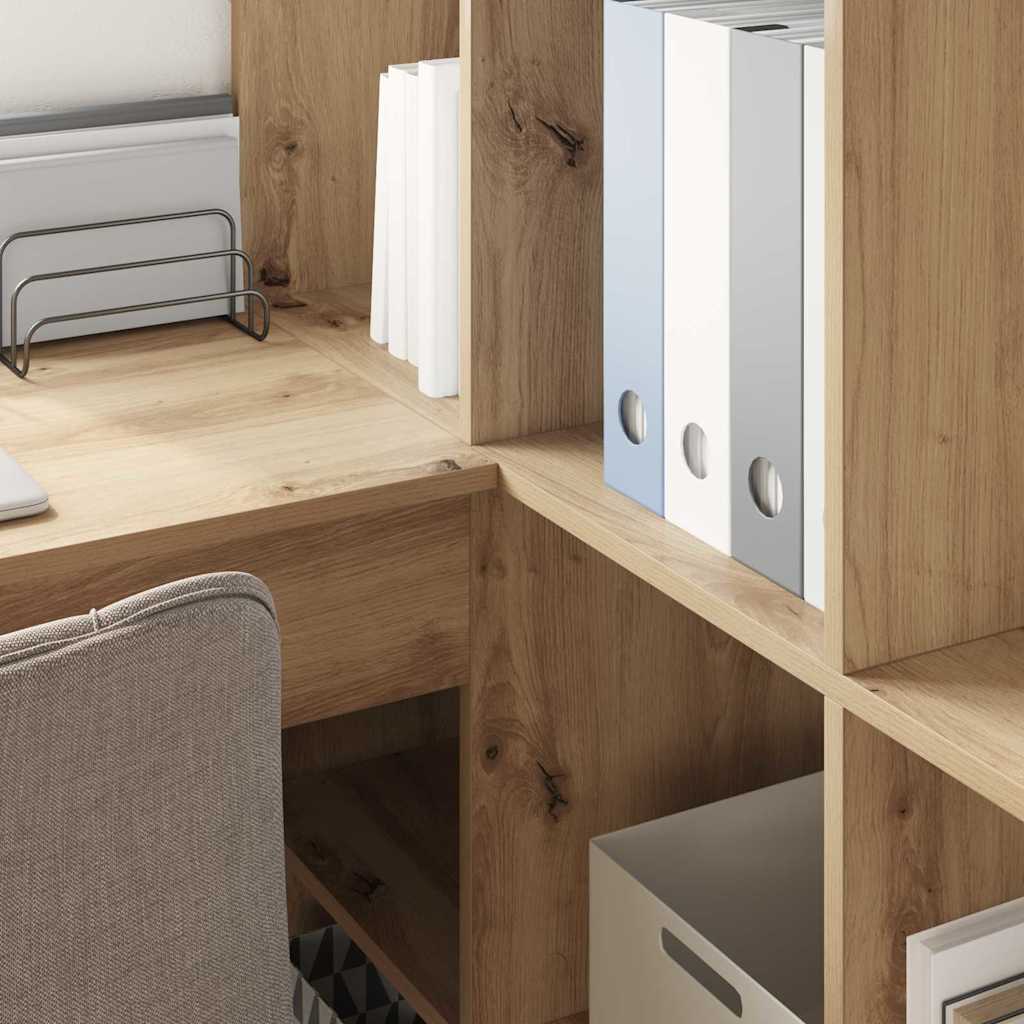 Eck-Schreibtisch Artisan-Eiche 101,5 x 149,5 x 149,5 cm