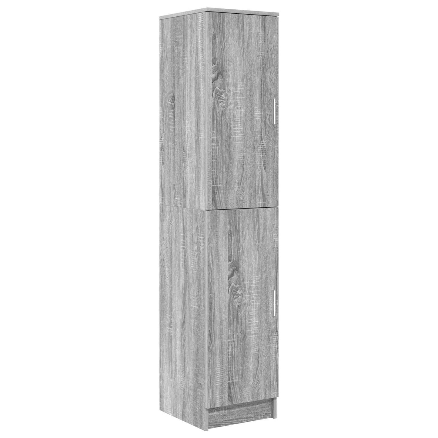 Schreibtisch mit Stauraum 2 pcs Grau Sonoma Holzwerkstoff